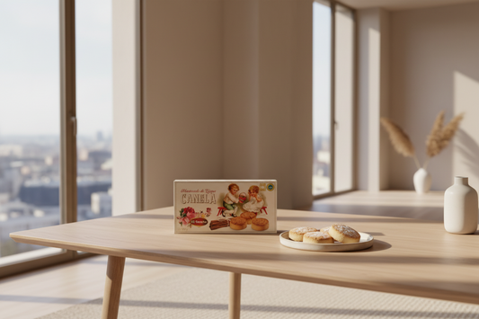 Biscuits Friable et Fondant - El Santo -Artisanaux à la Cannelle - Boite généreuse de 750 g .