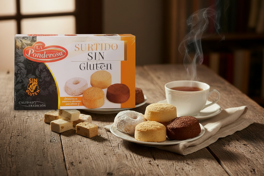 Biscuits Sans Gluten - La Ponderosa - Assortiment Mantecados - 450 g