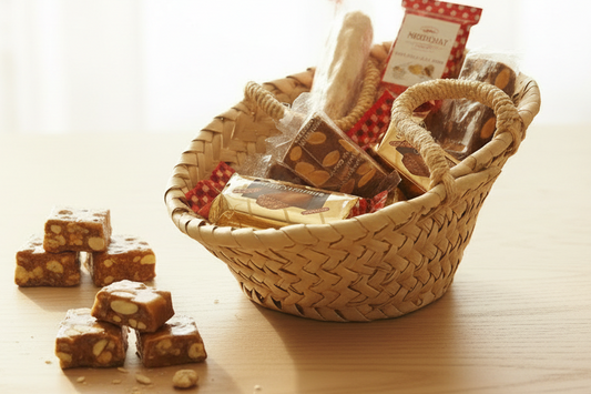 Petit Panier Gourmand - Assortiment de Nougats Artisanaux