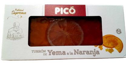 Touron de Yenna à l' Orange Pico - Sans gluten - Tablette 200 g