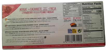 Nougat Tendre à la Fraise - Primitivo Pico - 225 g