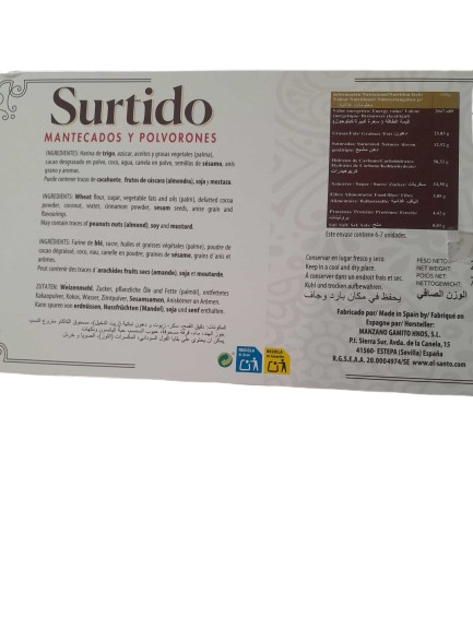 Assortiment Mantecados et Polvorones Halal - La Dulcéria - 200 g