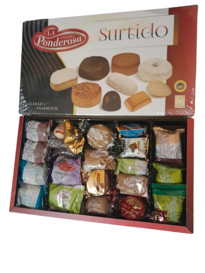 Coffret Gourmand de Noël - Assortiment Mantecados - La Ponderosa - 650 g